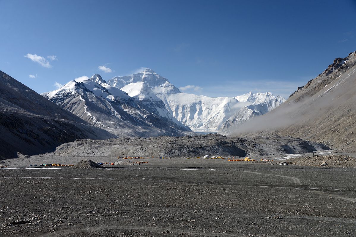 33 Mount Everest North Face And Base Camp From The Tourist Hill Above Chinese Checkpoint